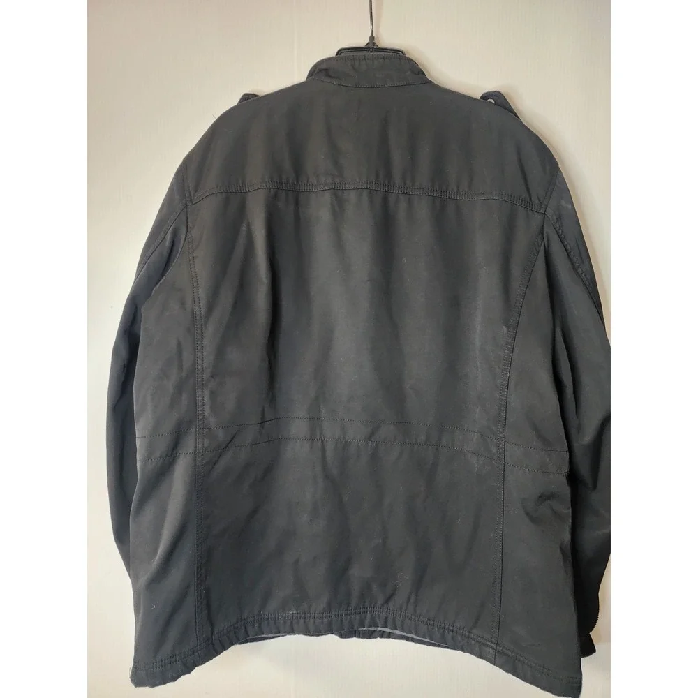 Banana Republic Mens Black Insulated Jacket 4 Front Pockets‎ Size XL